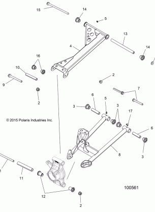 SUSPENSION REAR - A16SYE95NK