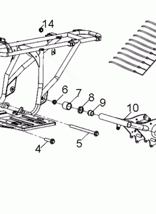 CHASSIS FRAME - A16YAF09AA (49ATVFRAME07SPRT90)