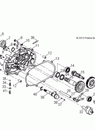 DRIVE TRAIN TRANSMISSION - A16YAF09AA (49ATVTRANSMISSION14SP90)