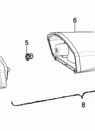 ELECTRICAL TAILLIGHT - A16YAF09AA (49ATVHEADLIGHT07SPRT90)