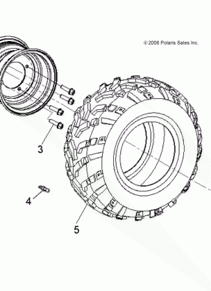 WHEELS REAR - A16YAF09AA (49ATVWHEELREAR07SPRT90)