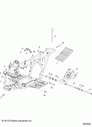 CHASSIS FRAME - A16YAK11AD / AF (A00011)