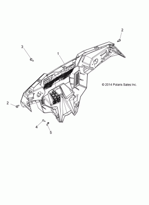 BODY BUMPER REAR - A16DAA57F1 / F2 / E57FM