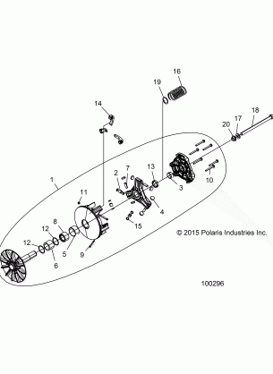 DRIVE TRAIN CLUTCH PRIMARY - A16DAE87AL (100296)