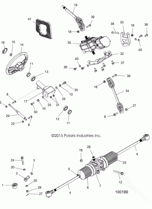 STEERING STEERING ASM. - A16DAH57A1 (100199)