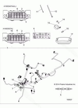 ELECTRICAL HARNESS - A16SDA57A1 / L2 / E57A2