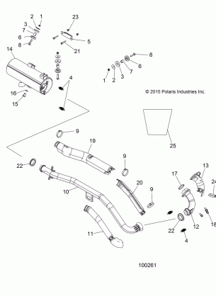 ENGINE EXHAUST - A16SDA57N2 / E57N2