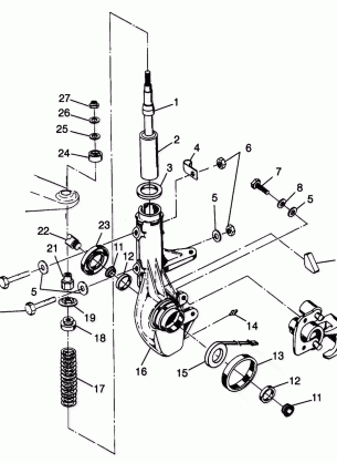 FRONT STRUT - S98AC42E (4945214521B002)