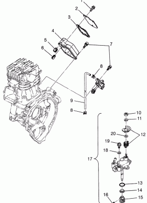 OIL PUMP - W98BC38C (4947254725d004)