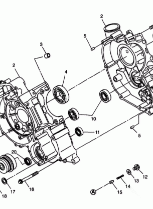 CRANKCASE - W98BC50A (4944994499d003)