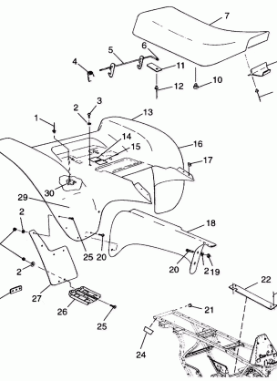 REAR CAB - W98BC50A (4944994499a006)