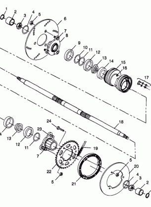 REAR HOUSING - W98BC50A (4944994499c005)