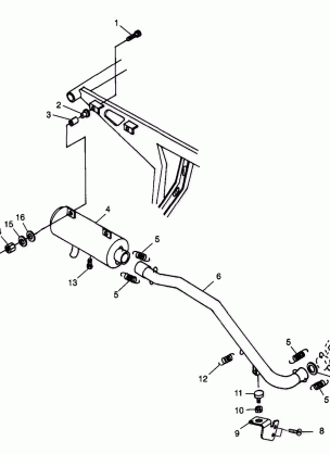 EXHAUST SYSTEM - W98BC50A (4944994499a012)