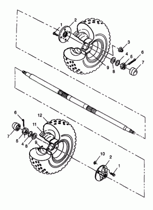 REAR WHEEL - W98BC50A (4944994499c004)