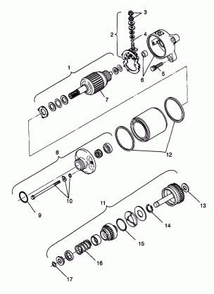 STARTING MOTOR - W98BC50A (4944994499d013)