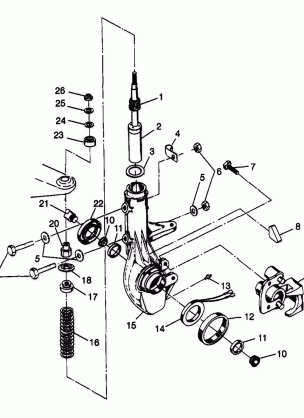 FRONT STRUT - W98BC50A (4944994499b005)