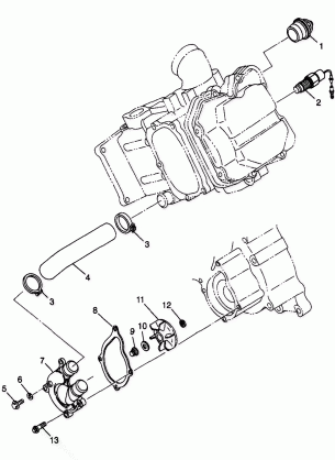 WATER PUMP - W98BC50A (4944994499d009)