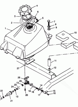 FUEL TANK - W98BC50A (4944994499a014)