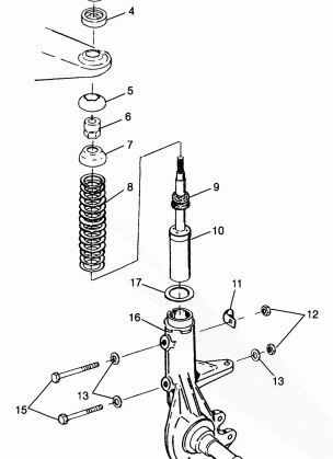 STRUT XPRESS 300 W98CA28C (4945364536B003)