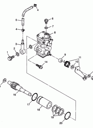 OIL PUMP XPLORER 300 W98CC28C (4945264526D005)