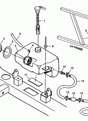 OIL TANK XPLORER 400L W98CC38C (4945414541A014)