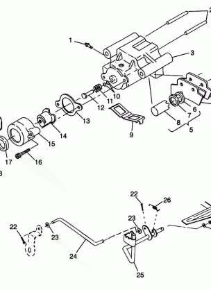 REAR BRAKE XPLORER 400L W98CC38C (4945414541C006)