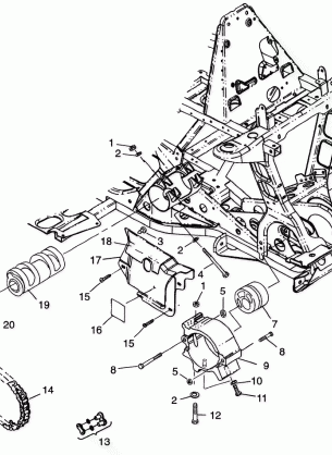 FRONT DRIVE XPLORER 400L W98CC38C (4945414541B002)