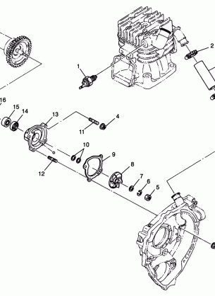 WATER PUMP XPLORER 400L W98CC38C (4945414541D002)