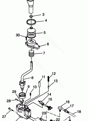 GEAR SELECTOR XPLORER 400L W98CC38C (4945414541C011)