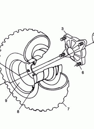 REAR WHEEL DRIVE - W98CH50AB (4945714571c008)