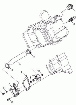 WATER PUMP - W98CH50AB (4945714571d012)