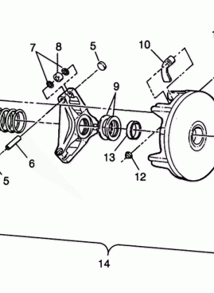 DRIVE CLUTCH - W98CH50AB (4945714571c004)