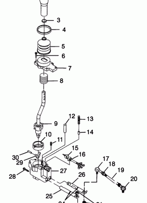 GEAR SELECTOR - W98CH50A (4945714571c014)