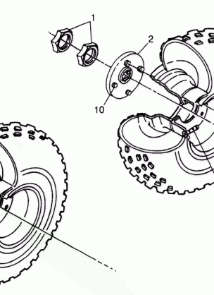 MIDDLE WHEEL - S98AE50E (4946394639c005)