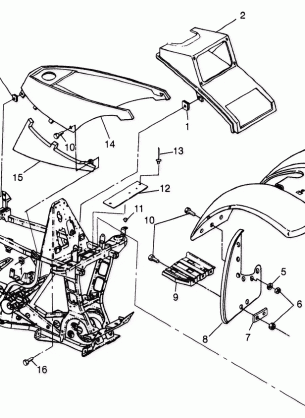 FRONT CAB - W98AE50A (4946394639a005)