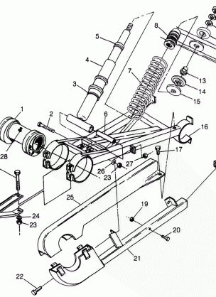 SWING ARM WELDMENT (REAR) - S98AE50E (4946394639d004)