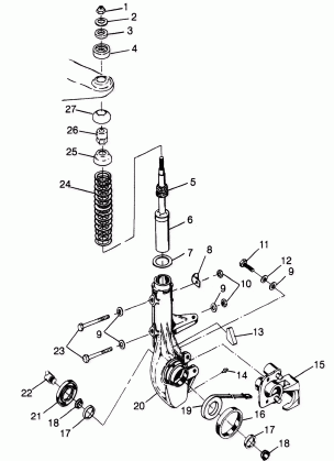 FRONT STRUT - W98AE50A (4946394639b007)