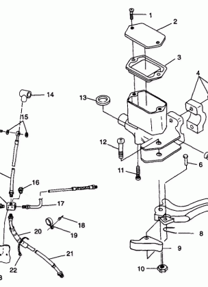 CONTROLS - MASTER CYLINDER / BRAKE LINE - W98CH50A(C)(D)(E)(F) (4950135013b011)