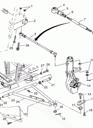 A-ARM / STRUT MOUNTING - W98CH50A(C)(D)(E)(F) (4950135013c003)