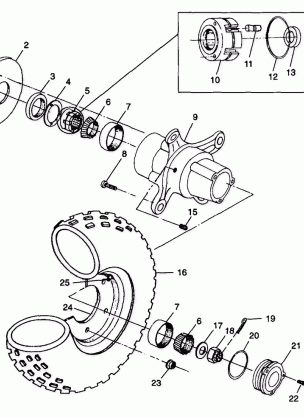 FRONT WHEEL - S98CH50E(B) (4950135013b008)