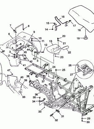 REAR CAB and SEAT - S98CH50E(B) (4950135013a005)