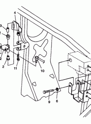 FRAME MOUNTING - S98CH50E(B) (4950135013c002)