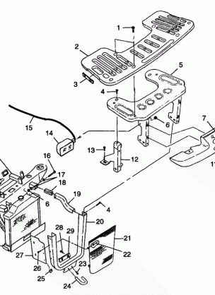 FRONT RACK and BUMPER MOUNTING - S98CH50E(B) (4950135013a009)