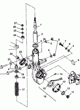 FRONT STRUT - S98CH50E(B) (4950135013b007)