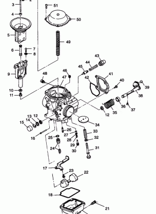 CARBURETOR - W98CH50A(C)(D)(E)(F) (4950135013d011)