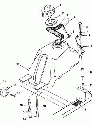 FUEL TANK - S98CH50E(B) (4950135013b002)