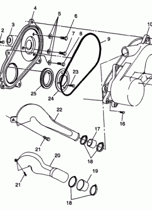 CLUTCH COVER - S98CH50E(B) (4950135013c006)