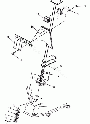 STEERING POST - S98AC42E (4945214521B008)