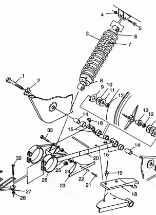 SWING ARM / SHOCK MOUNTING - W98AC42A (4945214521B012)