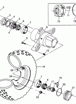 FRONT WHEEL - N98AE50D (4946394639b008)